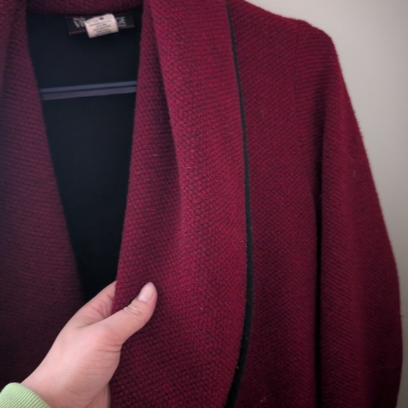 Red Open Front Coat with Black Trim 2/22 $ on selected item - Picture 5 of 7